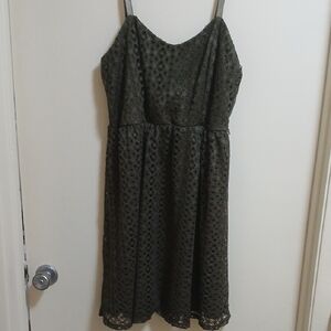 Maurices Lace Dress in Green
